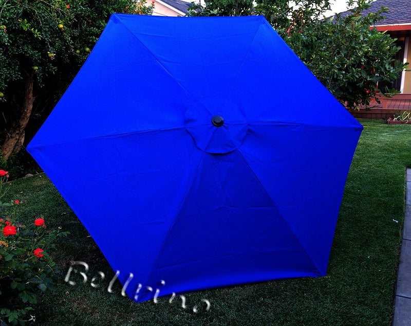 BELLRINO DECOR Replacement ROYAL BLUE STRONG & THICK Umbrella Canopy for 9ft 6 Ribs (Canopy Only) - Image 3